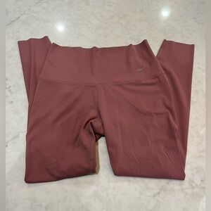 Nike Zenvy Women's High-Waisted 7/8 Leggings (Smokey Mauve)